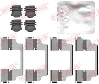 QUICK BRAKE 1090150 Piederumu komplekts, Disku