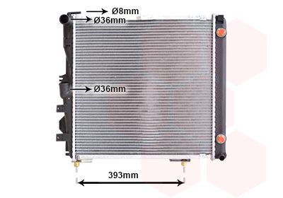 Radiators, Motora dzesēšanas sistēma VAN WEZEL 30002086