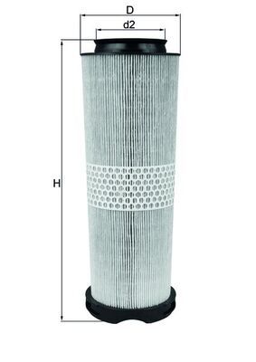 Gaisa filtrs MAHLE LX 943