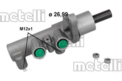 Главный тормозной цилиндр METELLI 05-1248