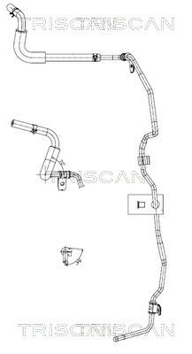 Гидравлический шланг, рулевое управление TRISCAN 8516 43010