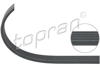 Ķīļrievu siksna TOPRAN 100 337