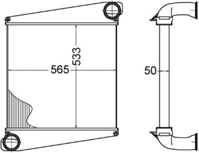 Интеркулер MAHLE CI 272 000P