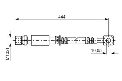 Тормозной шланг BOSCH 1 987 476 975