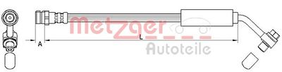 Тормозной шланг METZGER 4111478
