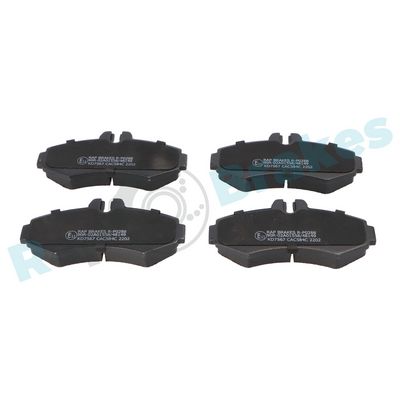 Bremžu uzliku kompl., Disku bremzes RAP BRAKES R-P0288