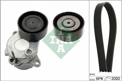 Ķīļrievu siksnu komplekts Schaeffler INA 529 0343 10
