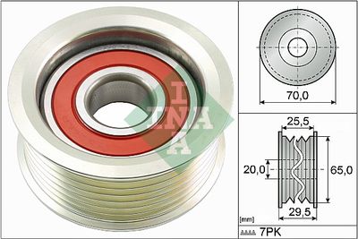 Parazīt-/Vadrullītis, Ķīļrievu siksna Schaeffler INA 532 0803 10