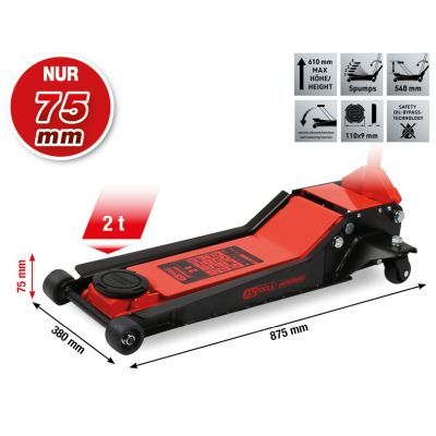 Domkrats KS TOOLS 160.1025
