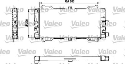 Radiators, Motora dzesēšanas sistēma VALEO 811047