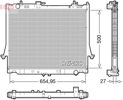 Radiators, Motora dzesēšanas sistēma DENSO DRM99014