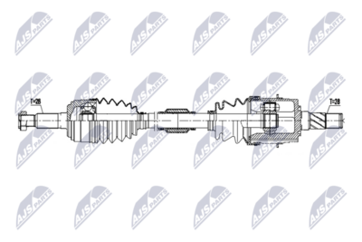 Приводной вал NTY NPW-MZ-120