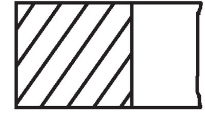 Комплект поршневых колец MAHLE 028 25 N2