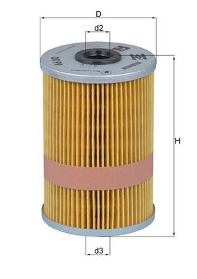 Eļļas filtrs MAHLE OX 99