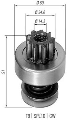 Zobrats, Starteris MAGNETI MARELLI 940113020083