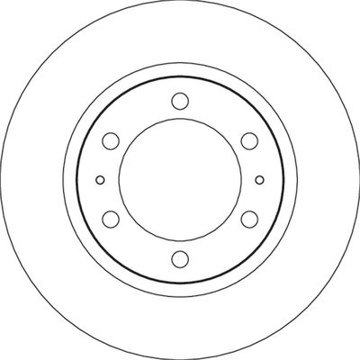 Тормозной диск TRW DF6726S