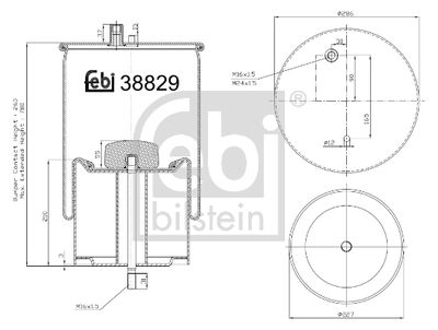 Lõõts,õhkvedrustus FEBI BILSTEIN 38829