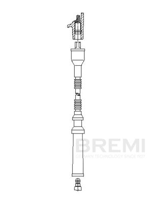 Augstsprieguma vads BREMI 6A33F52