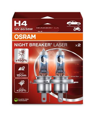 Лампа накаливания, фара дальнего света ams-OSRAM 64193NL-2HB