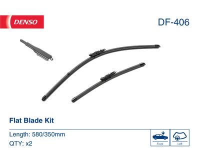 Stikla tīrītāja slotiņa DENSO DF-406