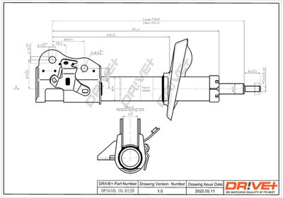 Амортизатор Dr!ve+ DP1610.10.0120