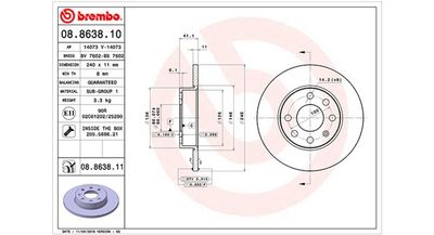 Тормозной диск MAGNETI MARELLI 360406039200