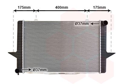 Radiators, Motora dzesēšanas sistēma VAN WEZEL 59002063