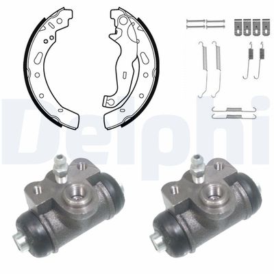 Комплект тормозных колодок DELPHI KP1143