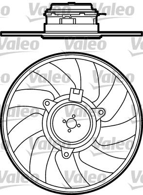 Ventilators, Motora dzesēšanas sistēma VALEO 696079