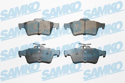 Комплект тормозных колодок, дисковый тормоз SAMKO 5SP1637