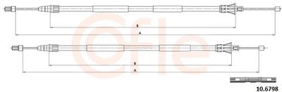 Тросик, cтояночный тормоз COFLE 10.6798