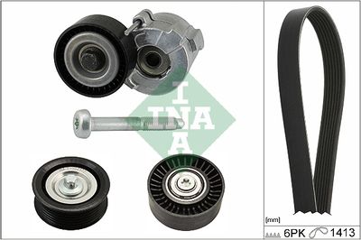 Поликлиновой ременный комплект Schaeffler INA 529 0304 10