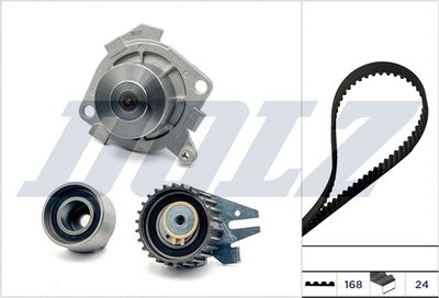 Водяной насос + комплект зубчатого ремня DOLZ KD190