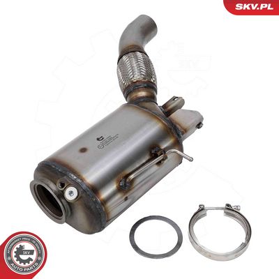 Nosēdumu-/Daļiņu filtrs, Izplūdes gāzu sistēma ESEN SKV 62SKV585