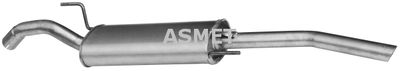 Глушитель выхлопных газов конечный ASMET 04.034