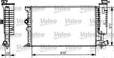 Radiators, Motora dzesēšanas sistēma VALEO 731298