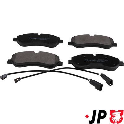 Комплект тормозных колодок, дисковый тормоз JP GROUP 1563607710