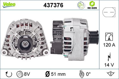 Ģenerators VALEO 437376