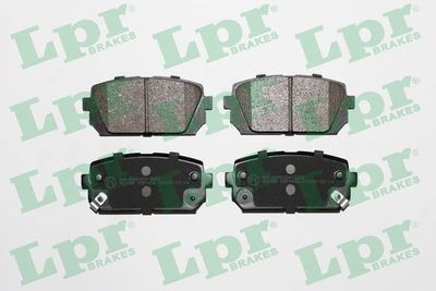 Комплект тормозных колодок, дисковый тормоз LPR 05P1416