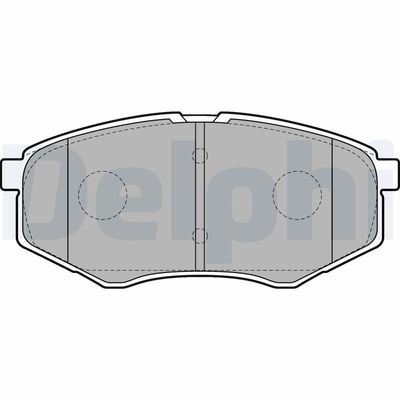 Bremžu uzliku kompl., Disku bremzes DELPHI LP2227