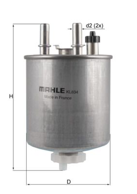 Топливный фильтр KNECHT KL 834