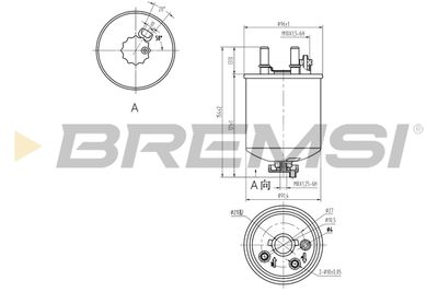 Топливный фильтр BREMSI FE0832