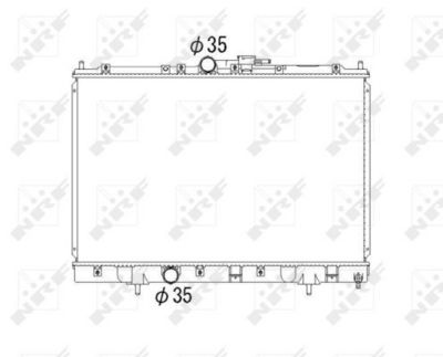 Radiators, Motora dzesēšanas sistēma NRF 53792