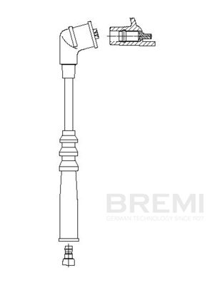 Augstsprieguma vads BREMI 709/69