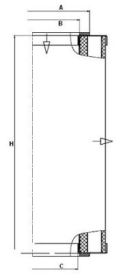 Filtrs, Saspiestā gaisa aprīkojums MANN-FILTER LE 2007