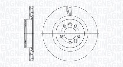 Тормозной диск MAGNETI MARELLI 361302040806
