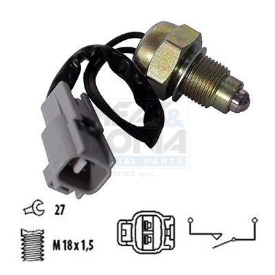 Выключатель, фара заднего хода MEAT & DORIA 36059