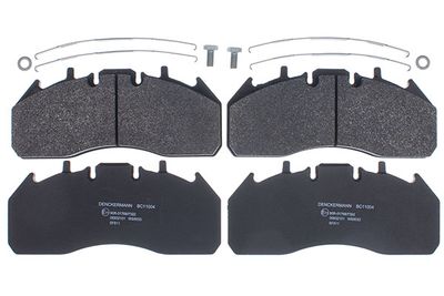 Bremžu uzliku kompl., Disku bremzes DENCKERMANN BC11004