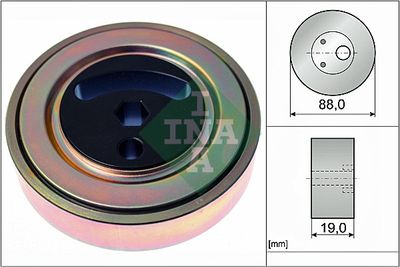 Spriegotājrullītis, Ķīļrievu siksna Schaeffler INA 531 0889 10