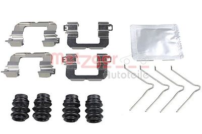 Комплектующие, колодки дискового тормоза METZGER 109-0099